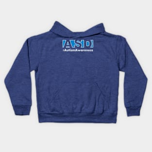 Blue ASD - Autism Awareness Shirt Promoting Neurodiversity Kids Hoodie